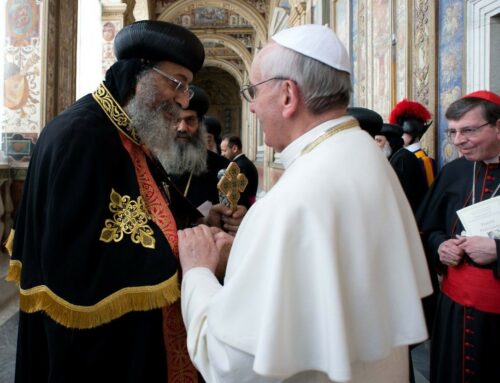 Festa di Sant’Andrea, papa Francesco saluta Sua Santità Bartolomeo I: insieme per la pace in Ucraina