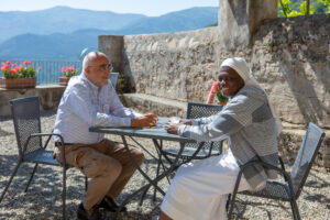 Suor Rolande e Luigi Spadoni