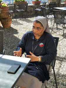 Suor Lizia al Convento di San Cerbone