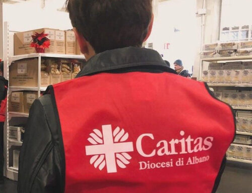 Il pranzo dei poveri di Albano con il Papa