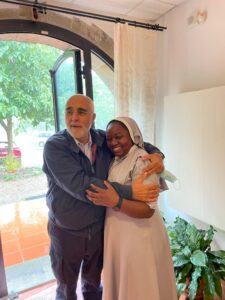 Luigi Spadoni e suor Margaret