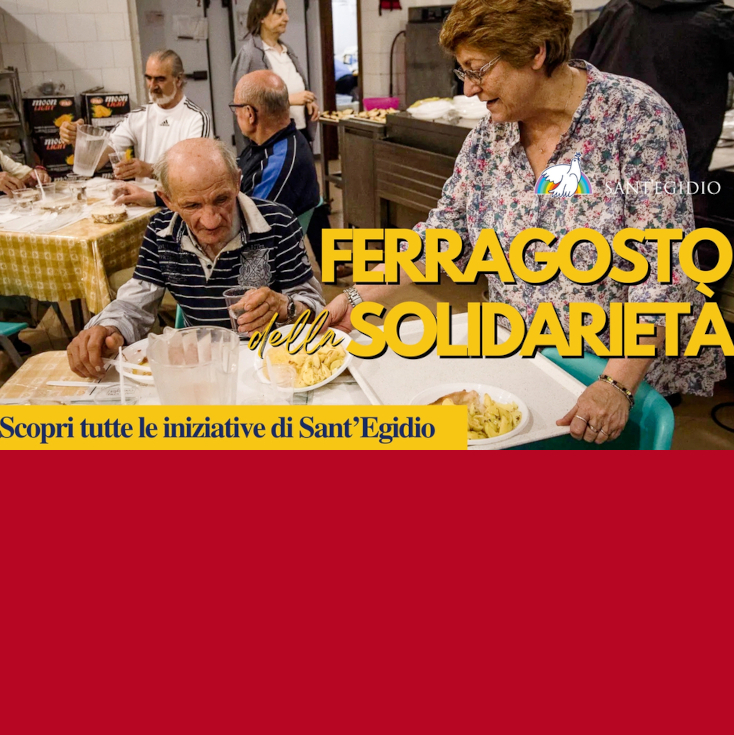 Opere di misericordia a Ferragosto con la Comunità di Sant’Egidio