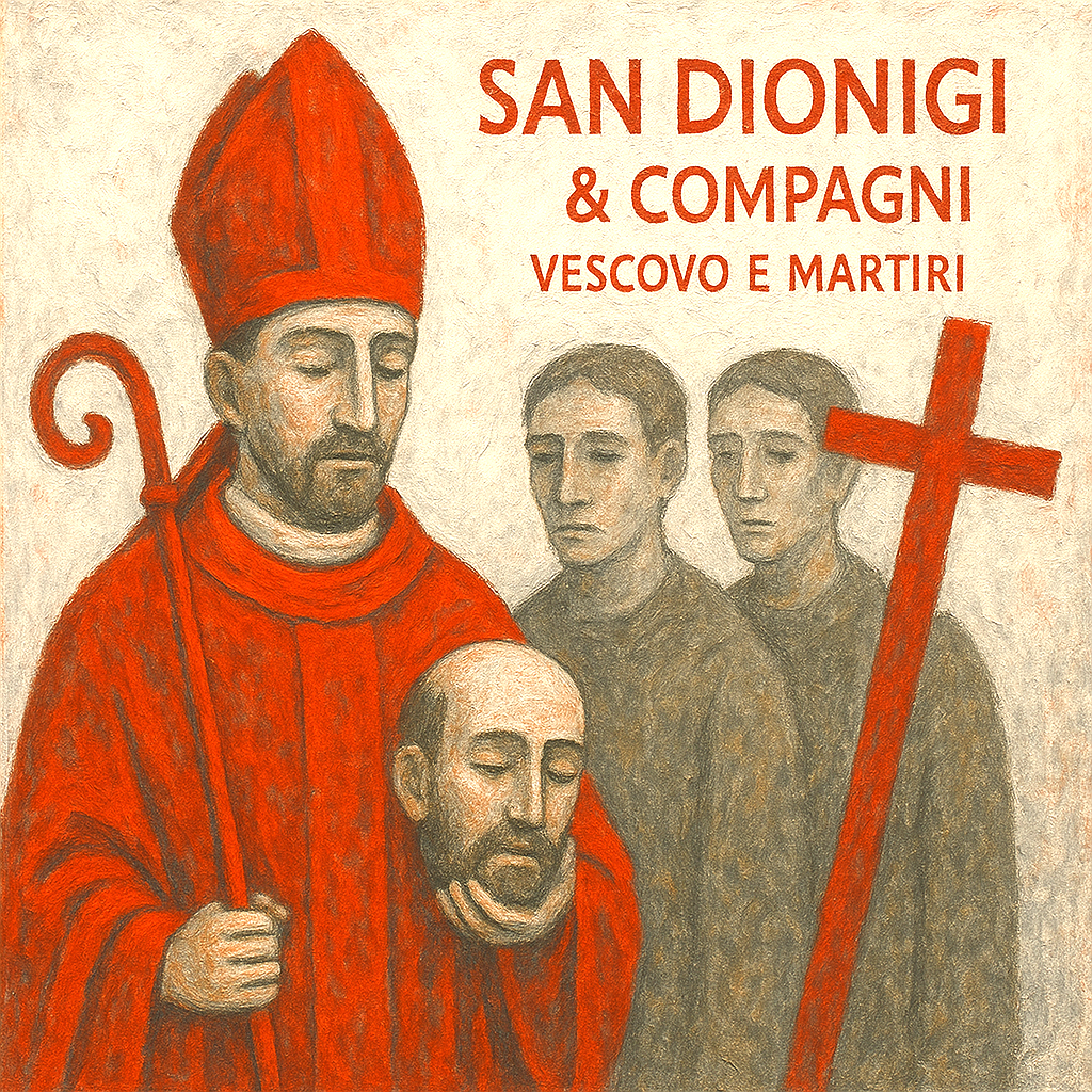 Santo di oggi 9 ottobre: San Dionigi e compagni