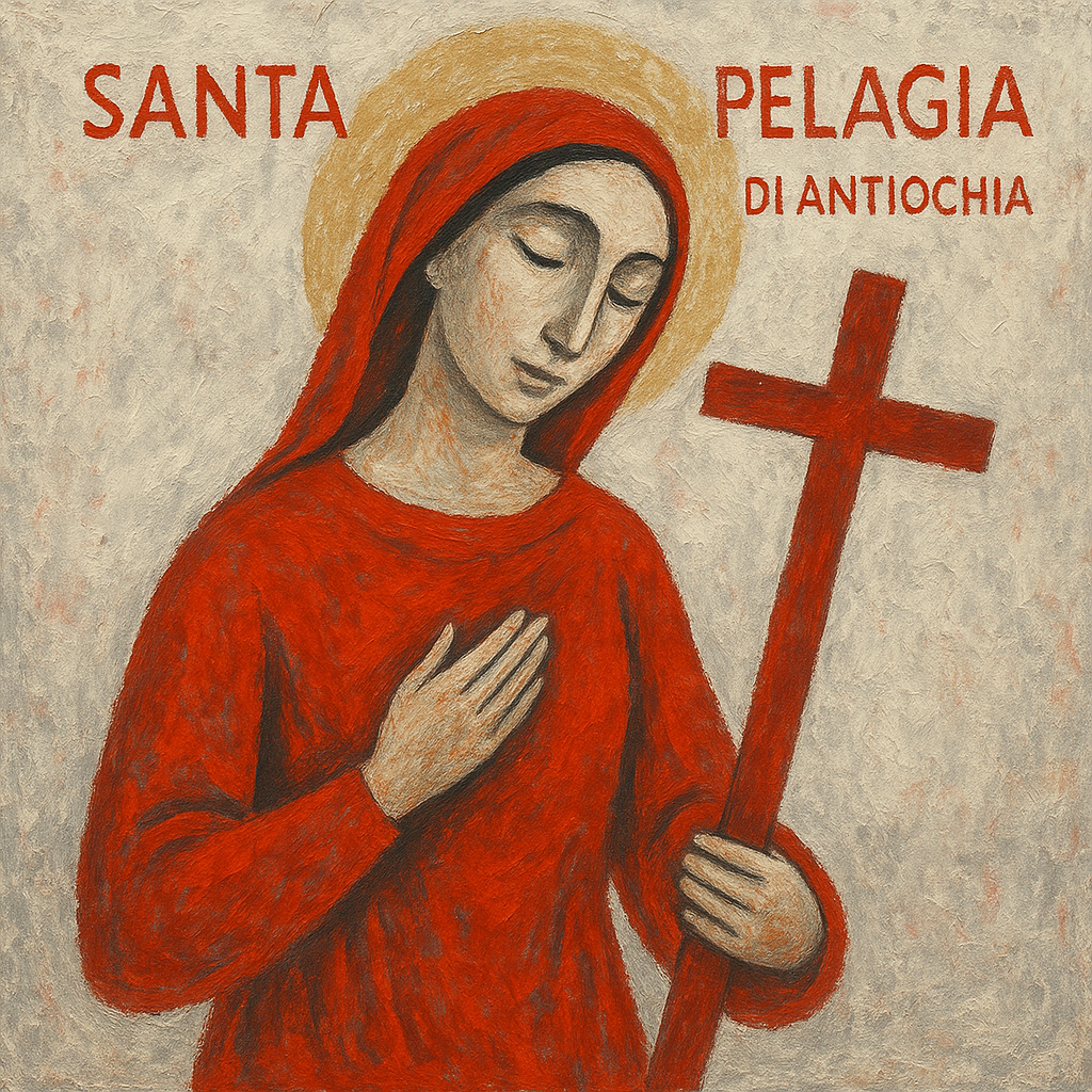 Santo di oggi 8 ottobre: Santa Pelagia di Antiochia