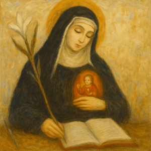 Santa Gertrude la Grande-santa della misericordia