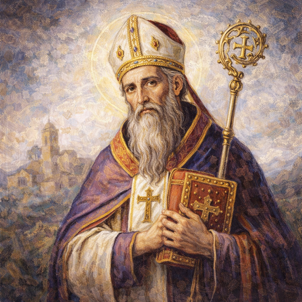 San Leandro di Siviglia-santo della misericordia San Leandro di Siviglia-santo della misericordia