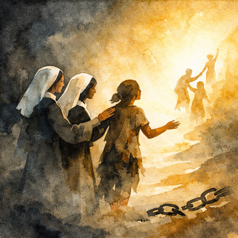 Sulle orme di Santa Bakhita | Le suore canossiane contro la tratta di esseri umani