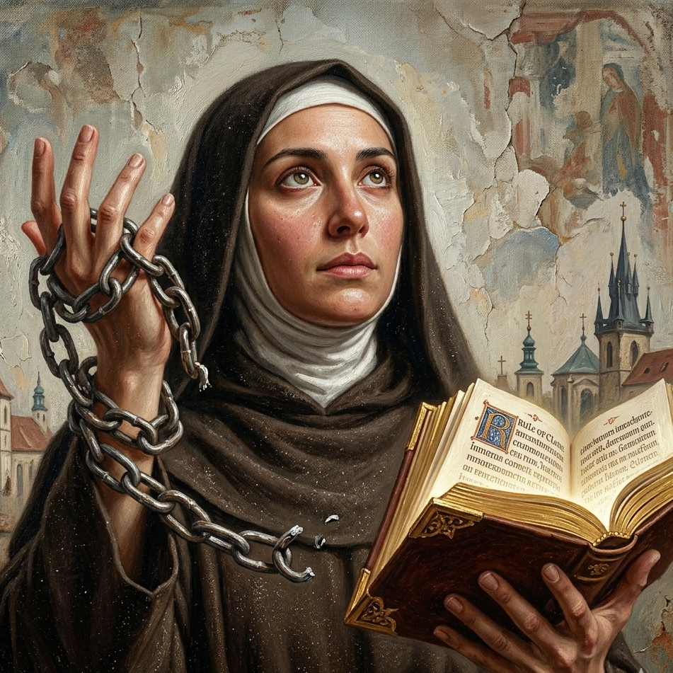 Sant' Agnese di Boemia-santa della misericordia