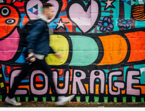 “Coraggio… l’amore ci dà coraggio”