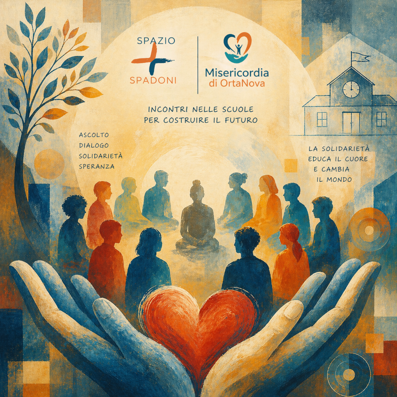 La Misericordia di Ortanova e spazio + spadoni vanno a scuola