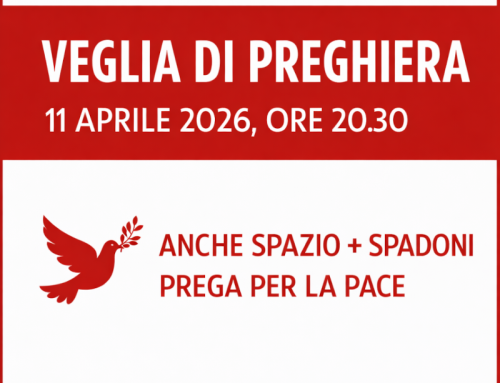 Veglia per la pace: anche spazio + spadoni si unisce alla preghiera