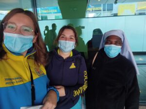 2021 ottobre 27 hicsum italia suor filipina misericordia villa adriana arrivo aeroporto spazio spadoni 2 300x225