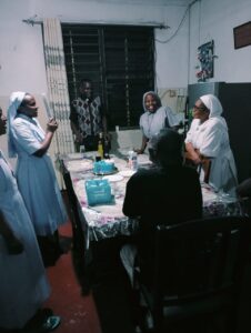 2024 gennaio 10 hicsum 43 spazio spadoni italia comunita parrocchiale sant eugenio sr milia sisters saint joseph arrivo tanzania 2 226x300