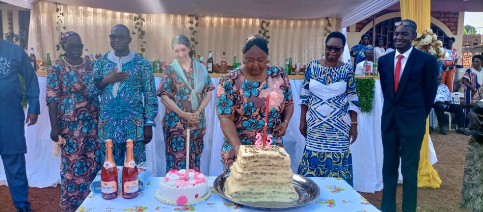 2024 octobre 25 ans profession religieuse sœur myriam centrafrique filles de marie missionnaires spazio + spadoni 1