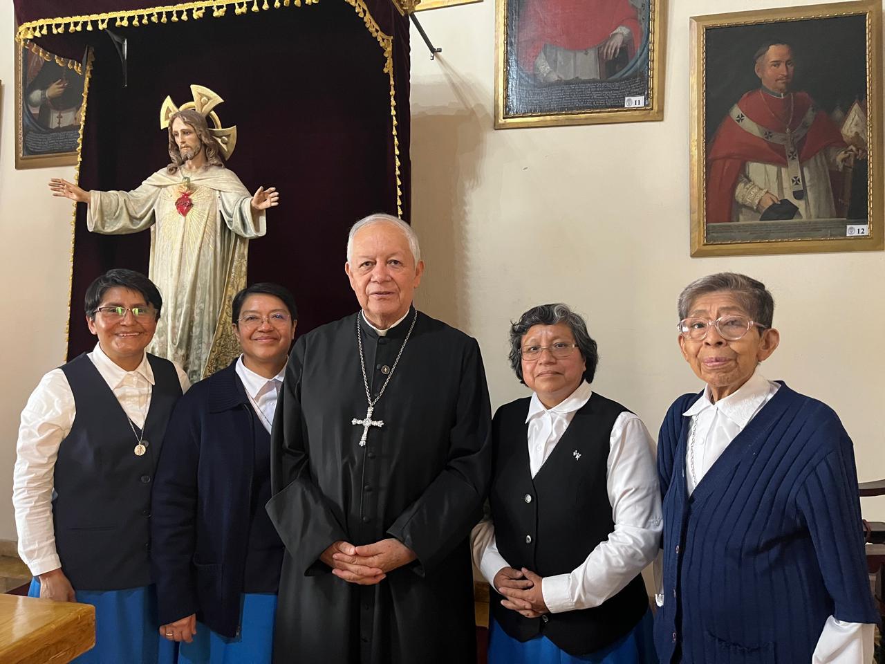 2025 settembre 13 suor perla madre irene visita vescovo puebla messico opere misericordia spazio spadoni