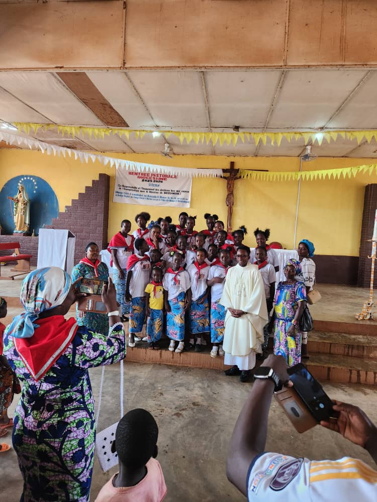 2026 avril 26 journée vocationnelle bouca centrafrique sœur myriam œuvres de miséricorde spazio + spadoni 2