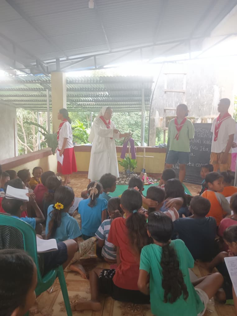 2026 febbraio 19 suor Ansila opere misericordia bambini timor est spazio spadoni 5