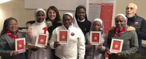 S luigi e F sr joan e vietman2023 febbraio hicsum 26 uganda italia misericordia canosa puglia spazio spadoni sr christine sisters of our lady consuel formazione opere suore copia 300x123