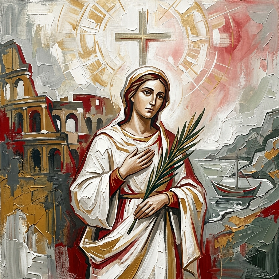 Santa Flavia Domitilla-santa della misericordia