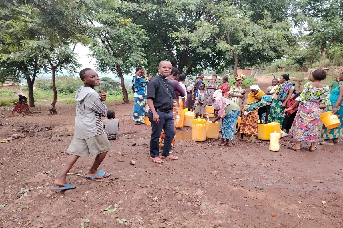 Niños en el Congo en guerra