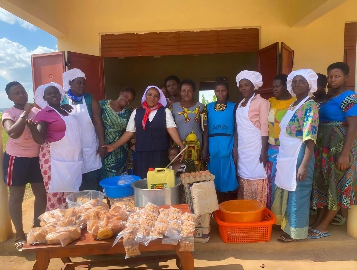 Formazione giovani rifugiati panificio Uganda