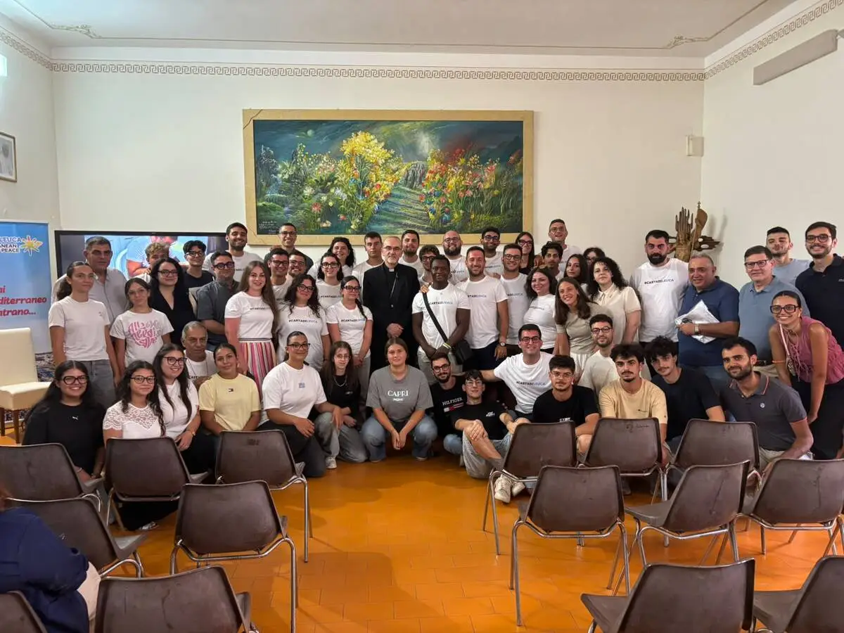 Il Cardinale Pierbattista Pizzaballa a Leuca