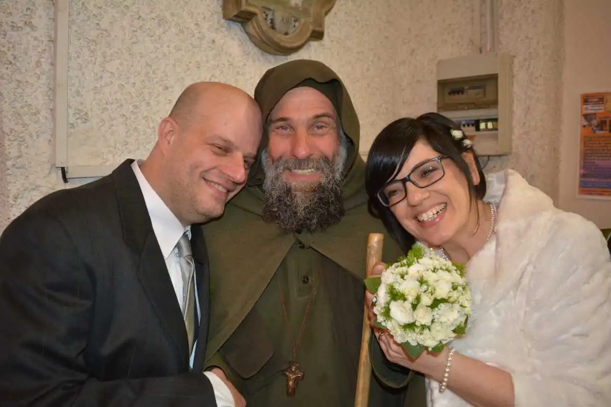 La famiglia Rossi con fratel Biagio