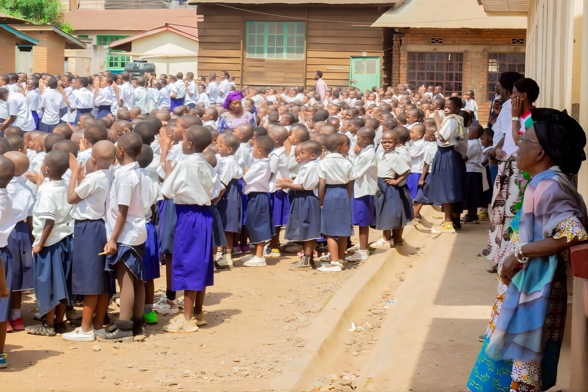 Inizio scuola in Congo